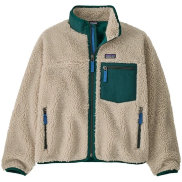 Junior Retro-X Sweater Natural/Cascade Green - 12