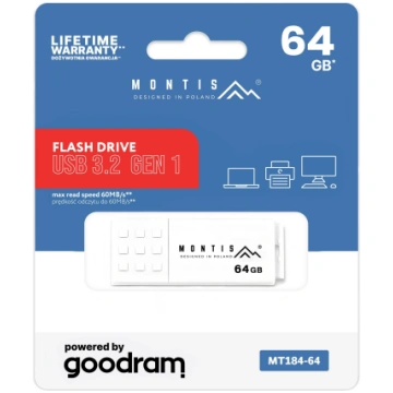 Pendrive Montis Pamiec USB 3.2 64GB UME3 MT184-64 