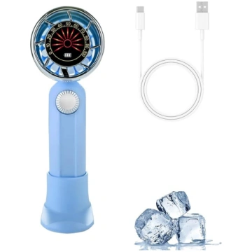 Xinxinphi rokas ventilators ar pamatni, mini viegl