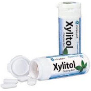 Miradent Xylitol košļājamās gumijas ar piparmētras