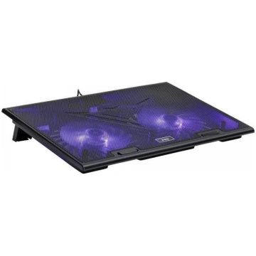 COOLING PAD MS COOL D10 5 BLACK LED 2X USB ( MSP70