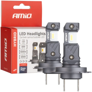 Led auto spuldzes hibrīda sērijas h7 h18 6000k can