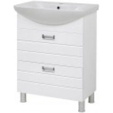 Skapis BOSTON ar izlietni OMEGA 65 Cersanit BSN65