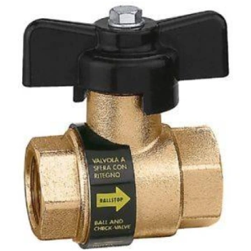 CALEFFI Valvola con ritegno a farfalla FF - 1/2"