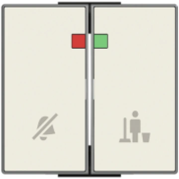 Rocker DND/MUR for Switch/push button, Two-part ro