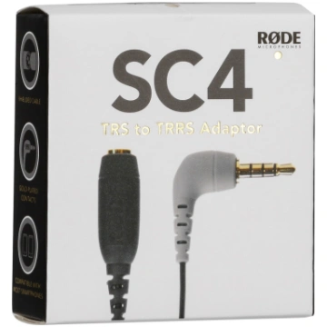 Adapteris Rode SC4 (TRS to TRRS)