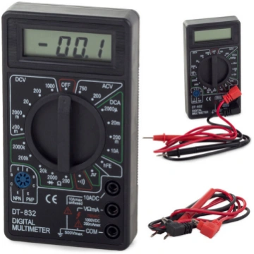 Elektroniskais digitālais LCD multimetrs Nav norād
