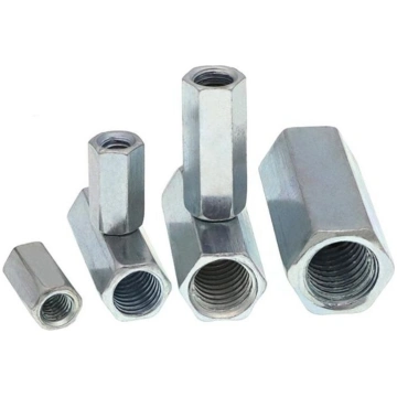 Pagarināts uzgrieznis M-12 mm, cinkots, DIN6334