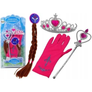 LEANToys aksesuāru komplekts mazai princesītei: zi