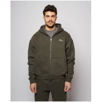 Apes Essentials - UNIT Boxy Double Zip Hoodie - Da