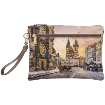 Ynot - Pochette bustina in ecopelle media stampa c