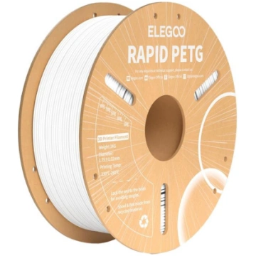 ELEGOO Rapid PETG Filament (White) 50.203.0217