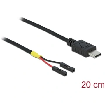 Delock Cable USB Type-C™ male > 2 x pin header fem