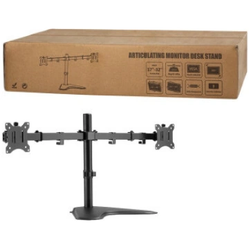 Logilink BP0099 Dual monitor stand, 17-32", steel,