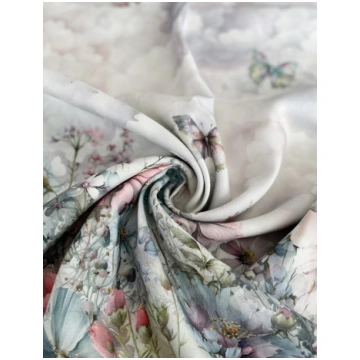 Mākonpļava - 150cm bambusa viskozes panelis Cotton