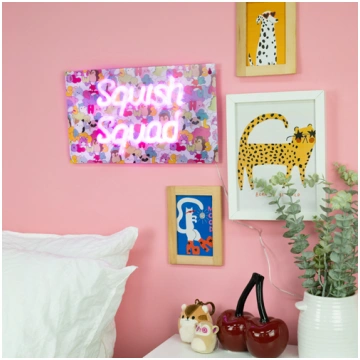 Squishmallows - Squish Squad Neon Wall Light - Neo