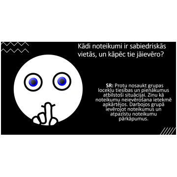 2.3. Kādi noteikumi ir sabiedriskās vietās. - Mācī