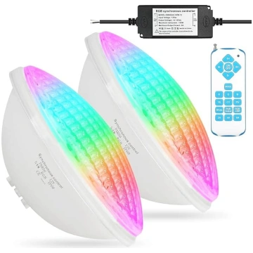 54 W LED baseina apgaismojums PAR56, 12 V RGB 2/4/