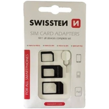 SIM Kartes Adapteru Komlekts Swissten SIM Card Ada