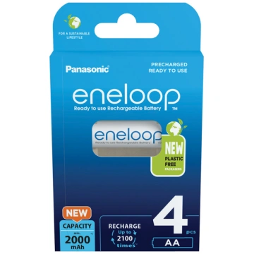 Panasonic eneloop rechargeable battery AA 2000 4BP