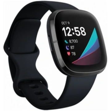 Fitbit Sense Graphite Stainless Steel Carbon Black