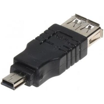Adapter USB USB-A - MiniUSB Czarny (USB-W-MINI/USB