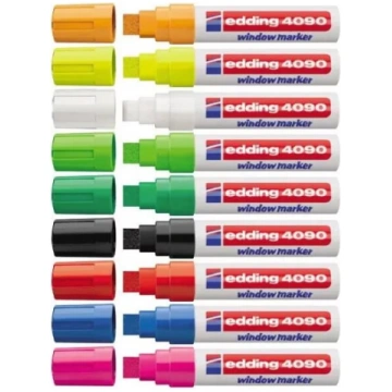 Kreida marķieris Edding 4090 White 5 gab