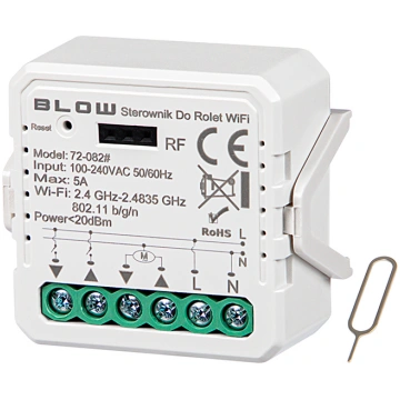 Intelligent WiFi roller shutter controller TUYA Bl