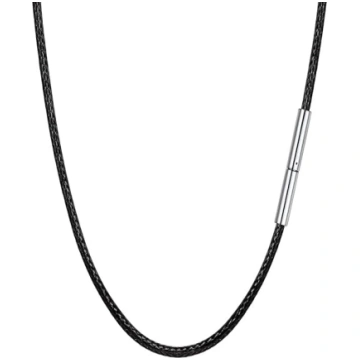 PROSTEEL 2 mm mākslīgās ādas ķēde vīriešiem un sie