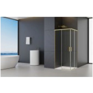 Vento Firenze Gold 90X90X195, stikls 6mm Easy Clea