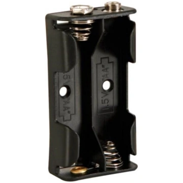 BATTERY HOLDER FOR 2 x AA-CELL (WITH SNAP TERMINAL