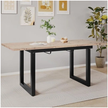 Extendable Dining Table, Rectangular Dining Room T