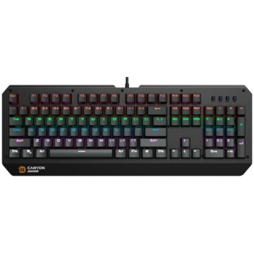 CANYON keyboard Hazard GK-6 RGB US/RU Wired Black 