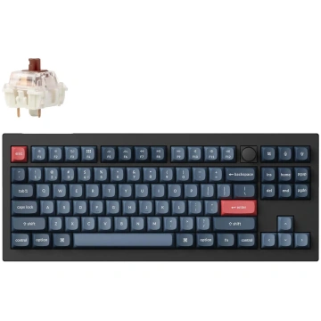 Keychron V3 MAX80% TKL Brown Switch Black