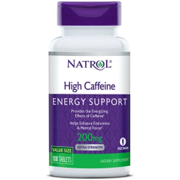Caffeine 200 mg Natrol 100 tab
