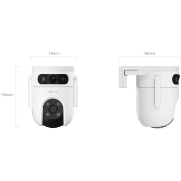 EZVIZ IP Camera CS-H9C (5MP+5MP) 4mm Color night v