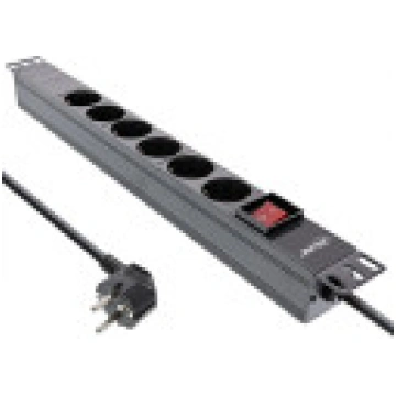 InLine InLine® 19" ligzdu josla. 6 virzienu aizsar