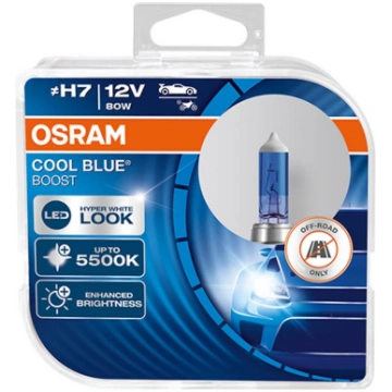 Spuldzes Osram H7 12V 80W PX26d Cool Blue Boost 55