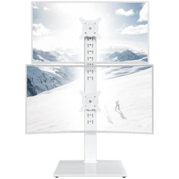Dual Monitor Stand - Vertical Stacking Screen Free