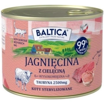 Baltica flavours regions pieaugušo kaķu jēra gaļa 