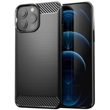 Carbon Case elastīgs TPU vāciņš iPhone 13 Pro Max,