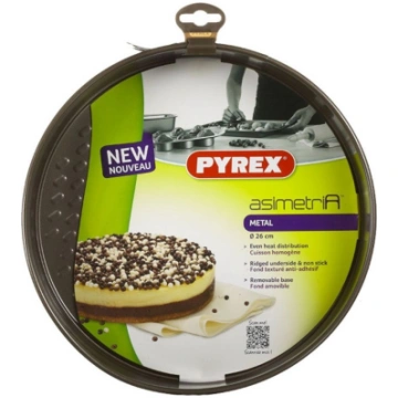Kūkas un kēksa forma Pyrex Asimetria, melna krās.,
