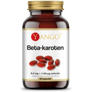 YANGO beta karotīns (A provitamīns) (90 kapsulas)