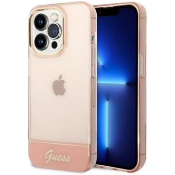 Guess PC/TPU Camera Outline Translucent Case for i