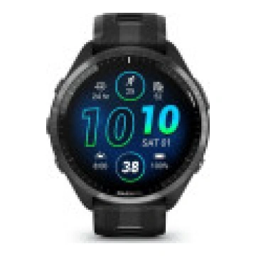 Garmin Forerunner 965 sporta pulkstenis. melns (01
