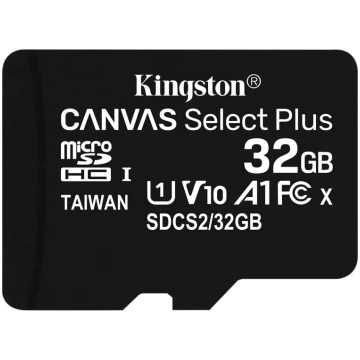 Zibatmiņa Kingston 32GB microSDHC UHS-I Canvas Sel