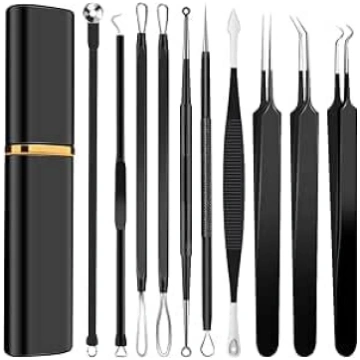 10 gab Pimple Popper Tool Kit Nerūsējošā tērauda B