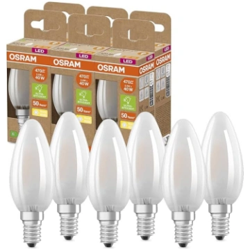 OSRAM Superstar+ Classic B GLFR 40 LED spuldze, E1