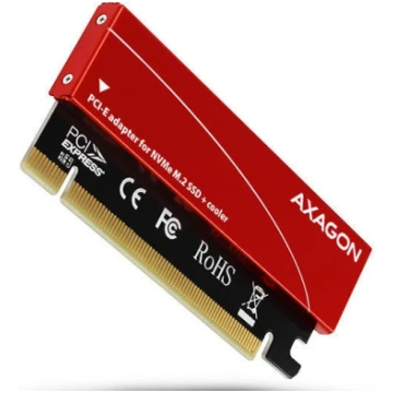 Adapteris Axagon PCEM2-S, 30 g, sarkana krās