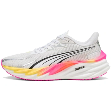 Puma Velocity Nitro 4 Balti Spilgti Sarkani Indīgi